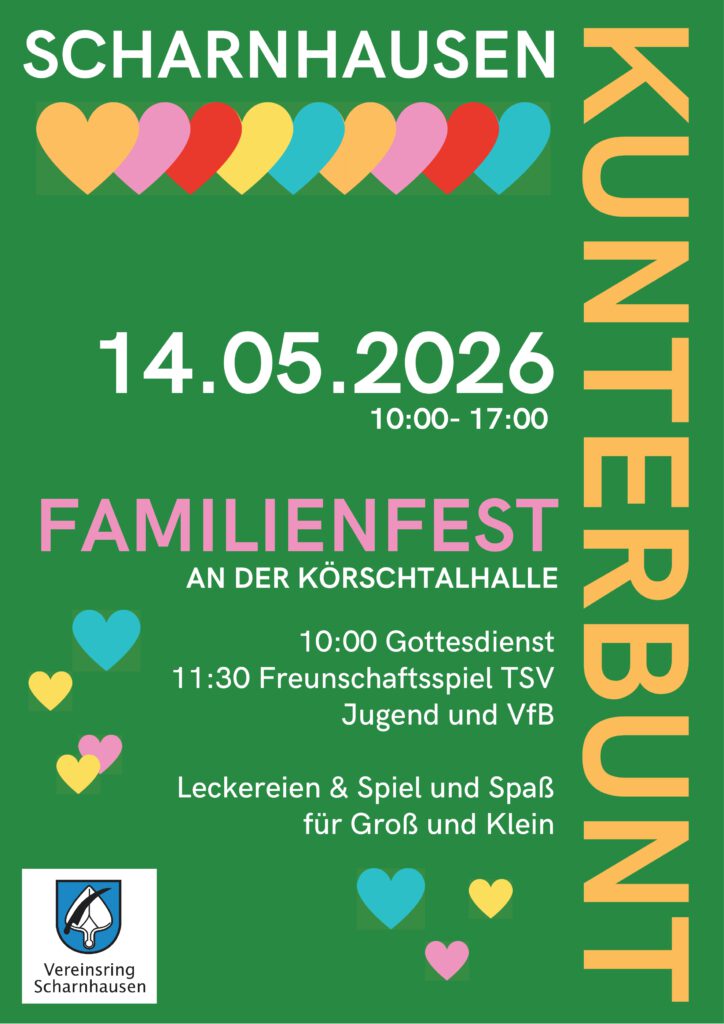 Plaket Scharnhausen Kunterbunt 2026